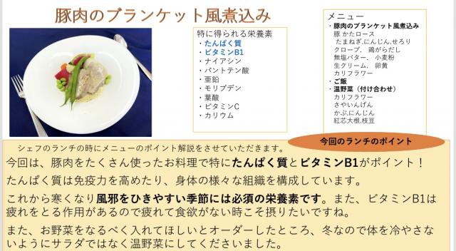 ［美味しい料理で栄養解説！土曜日のランチ事情］