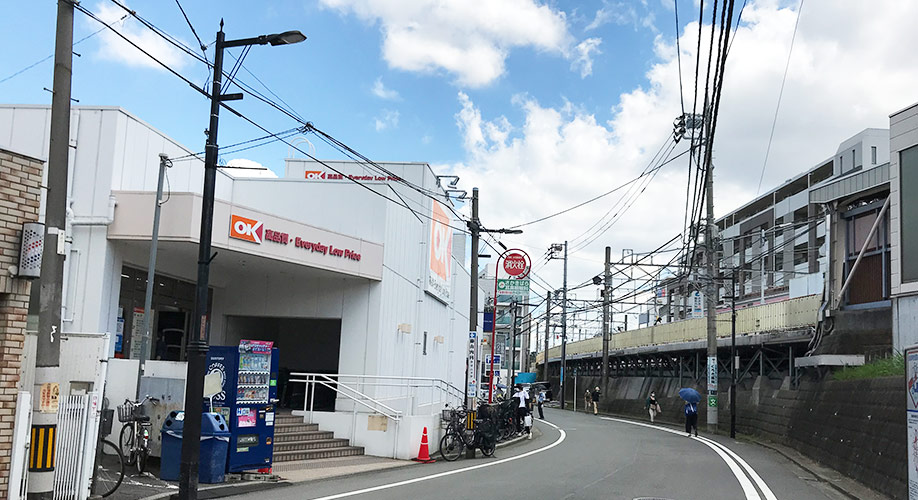 妙蓮寺駅からの道順3