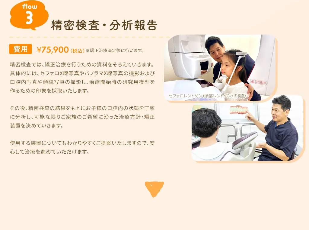 ３　精密検査・分析報告