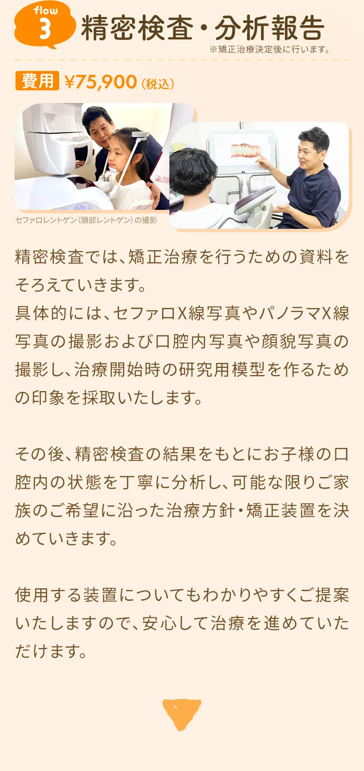 ３　精密検査・分析報告